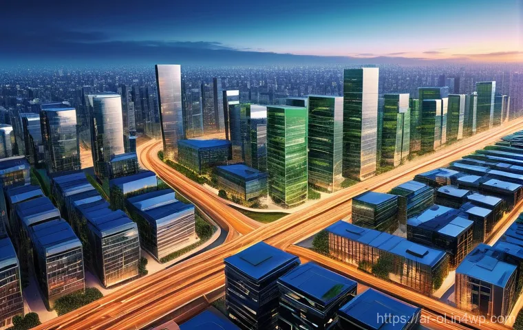 생태적 인터페이스와 오픈 데이터 - **Prompt 2: Data-Driven Innovation Hub**
    "A diverse group of young adults, dressed in modern, ca...